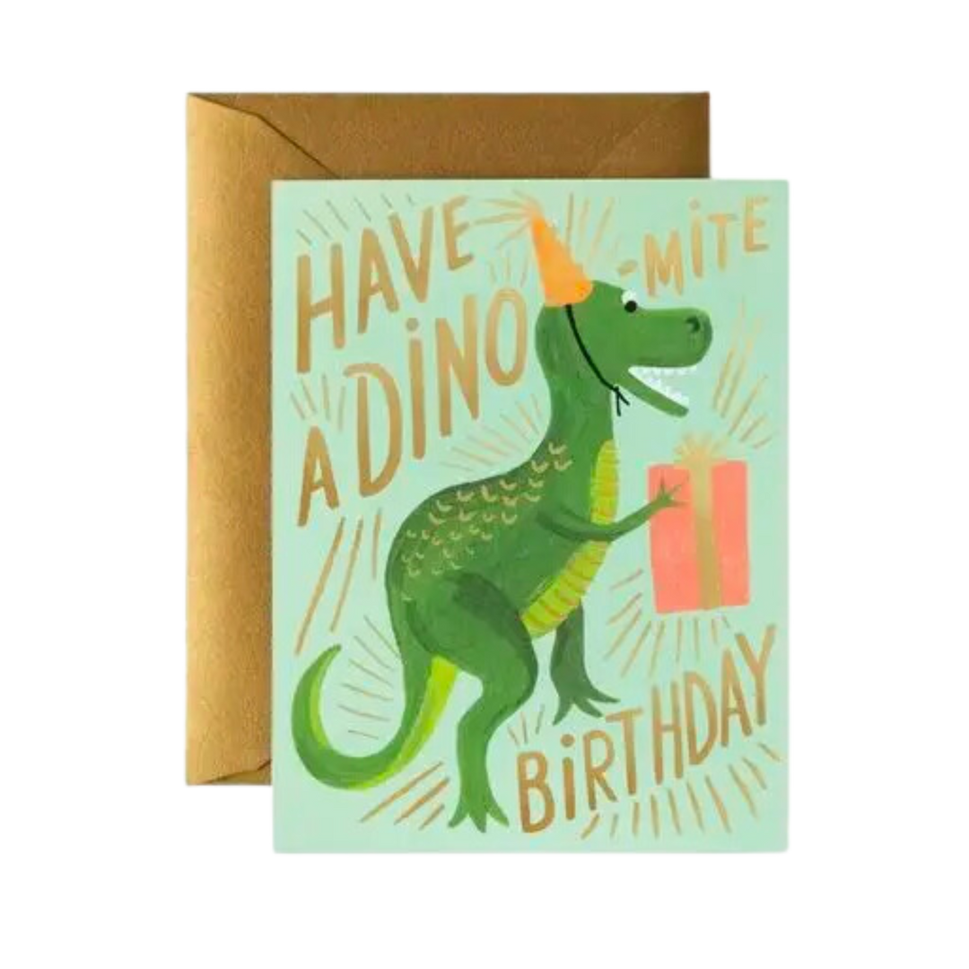 Dino-Mite Birthday Card