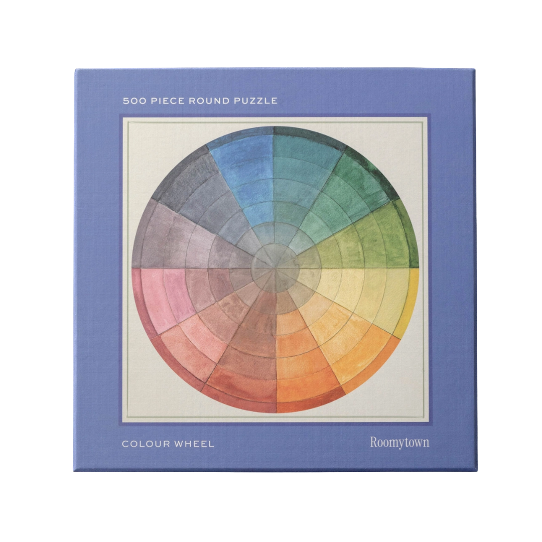 500-Piece Round Jigsaw Puzzle - Colour Wheel