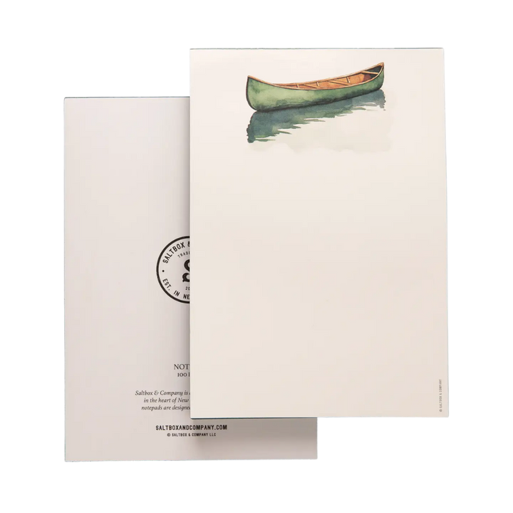 Emerald Canoe Notepad