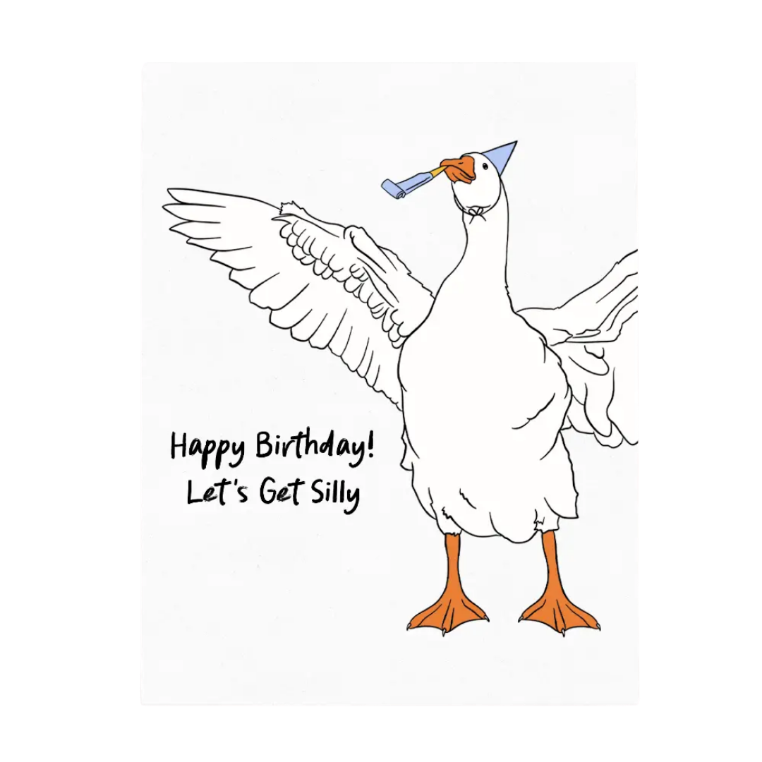 Silly Goose Birthday Card