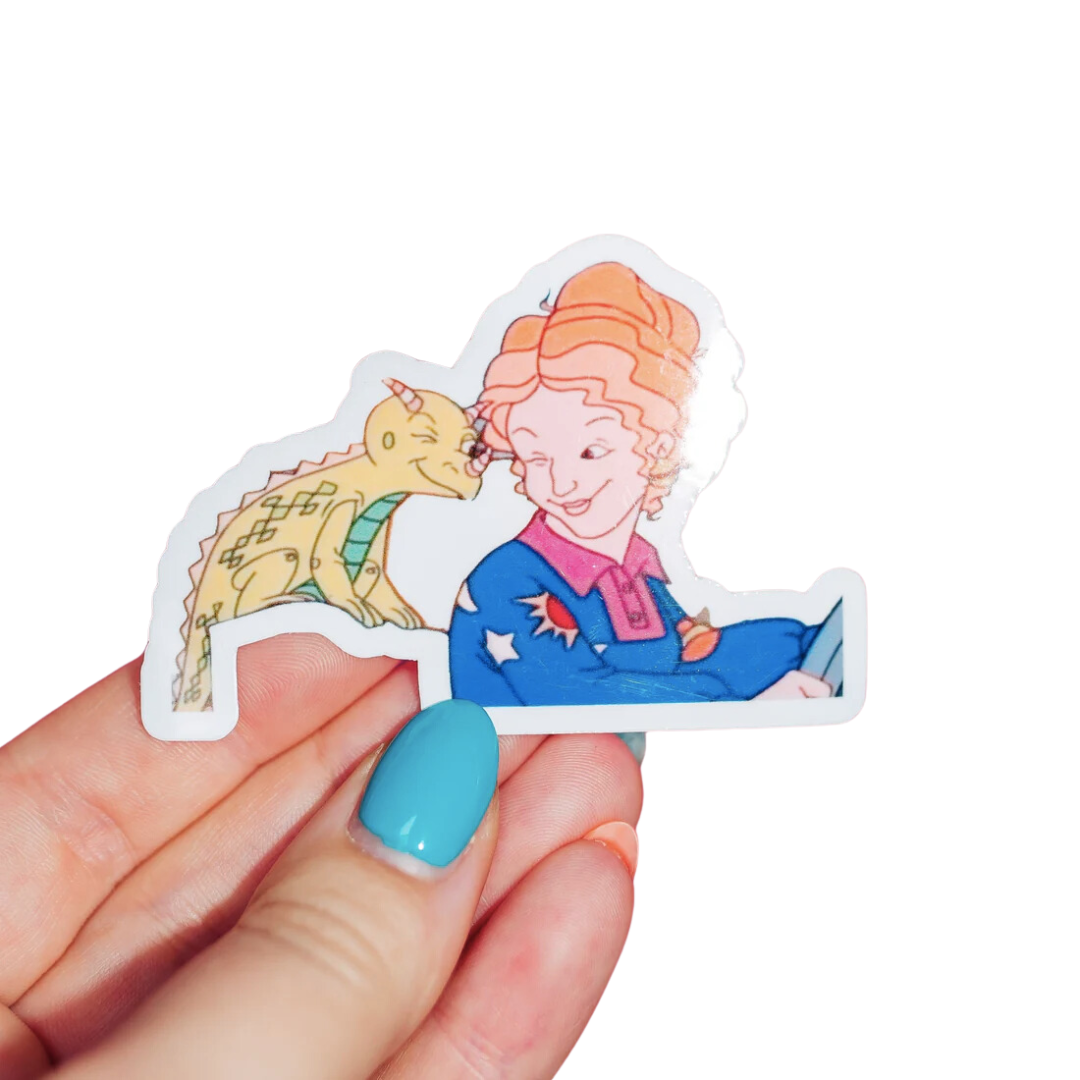 Ms. Frizzle Magic School Bus Sticker