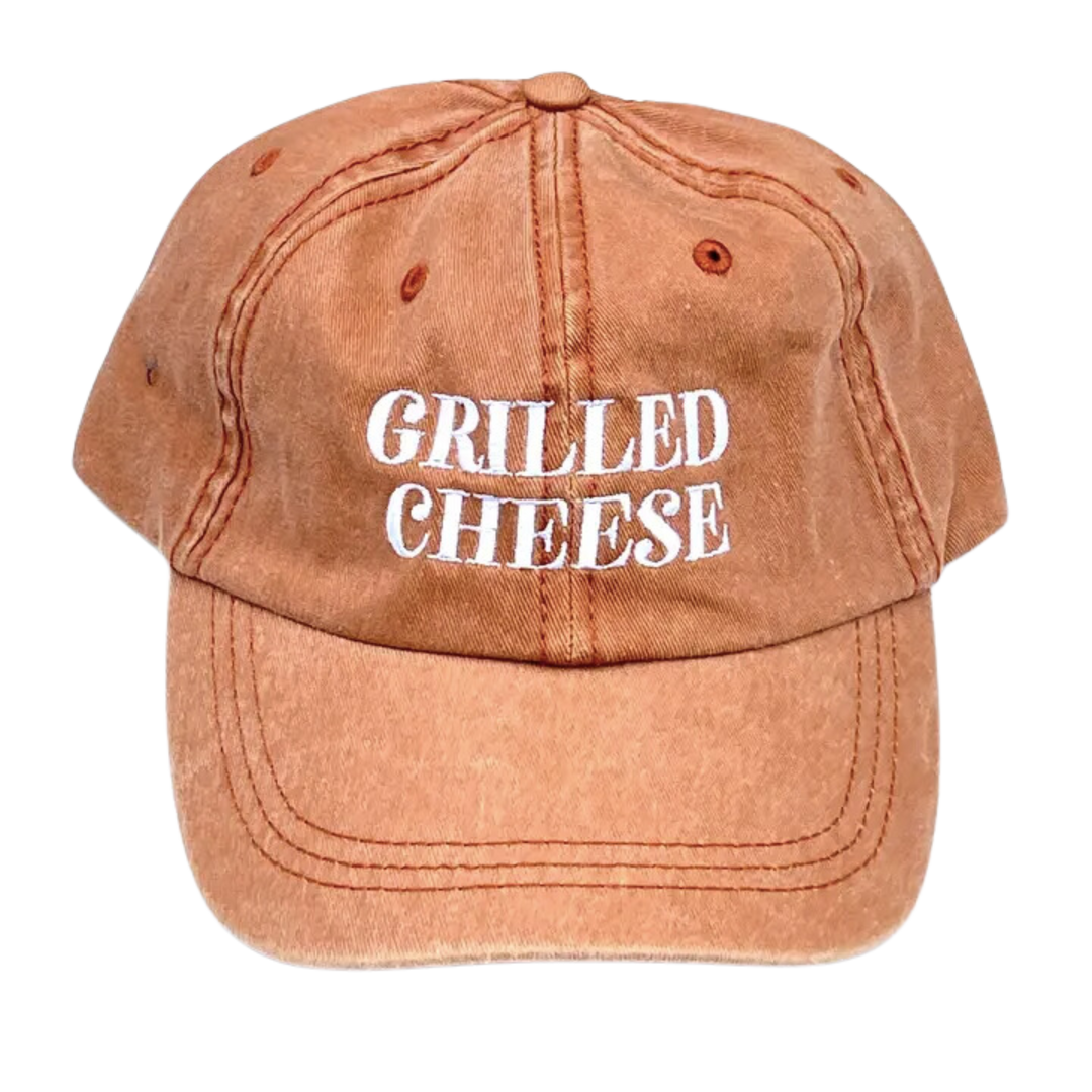 Grilled Cheese Baseball Cap Unisex Dad Hat Foodie Gifts