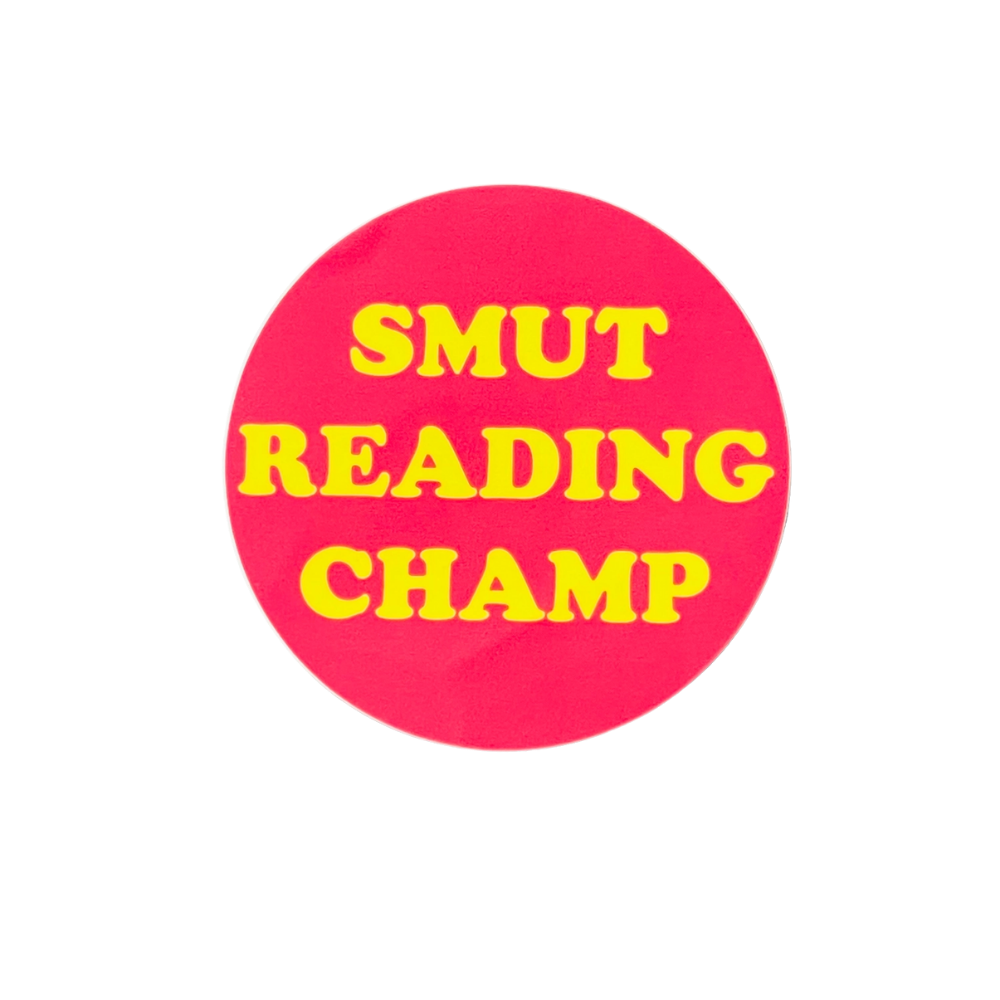 Smut Reading Champ Sticker