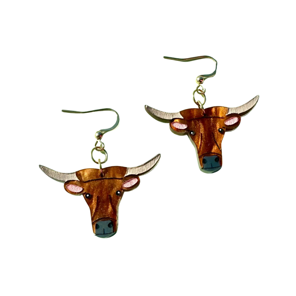 Longhorn Earrings