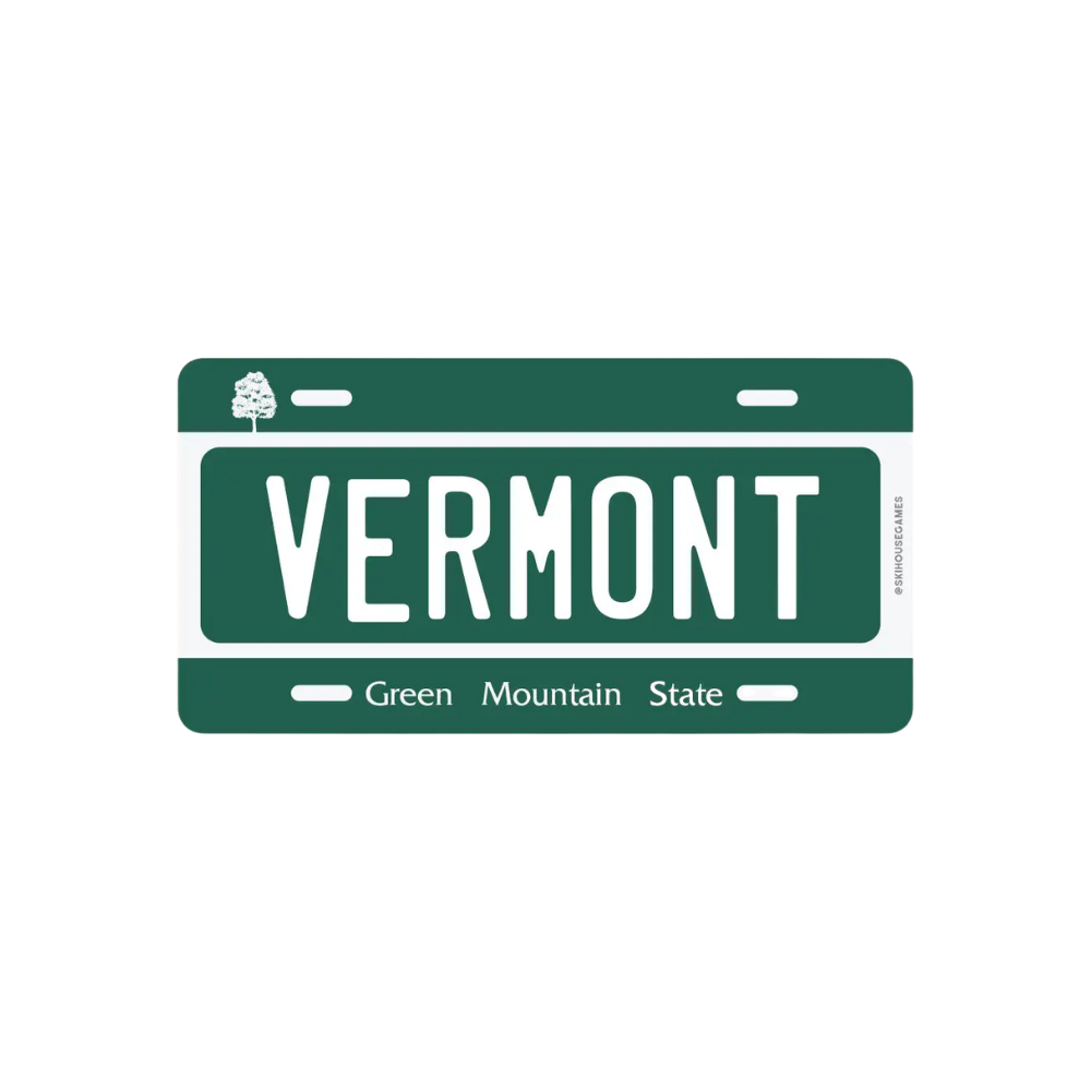 Vermont License Plate Sticker