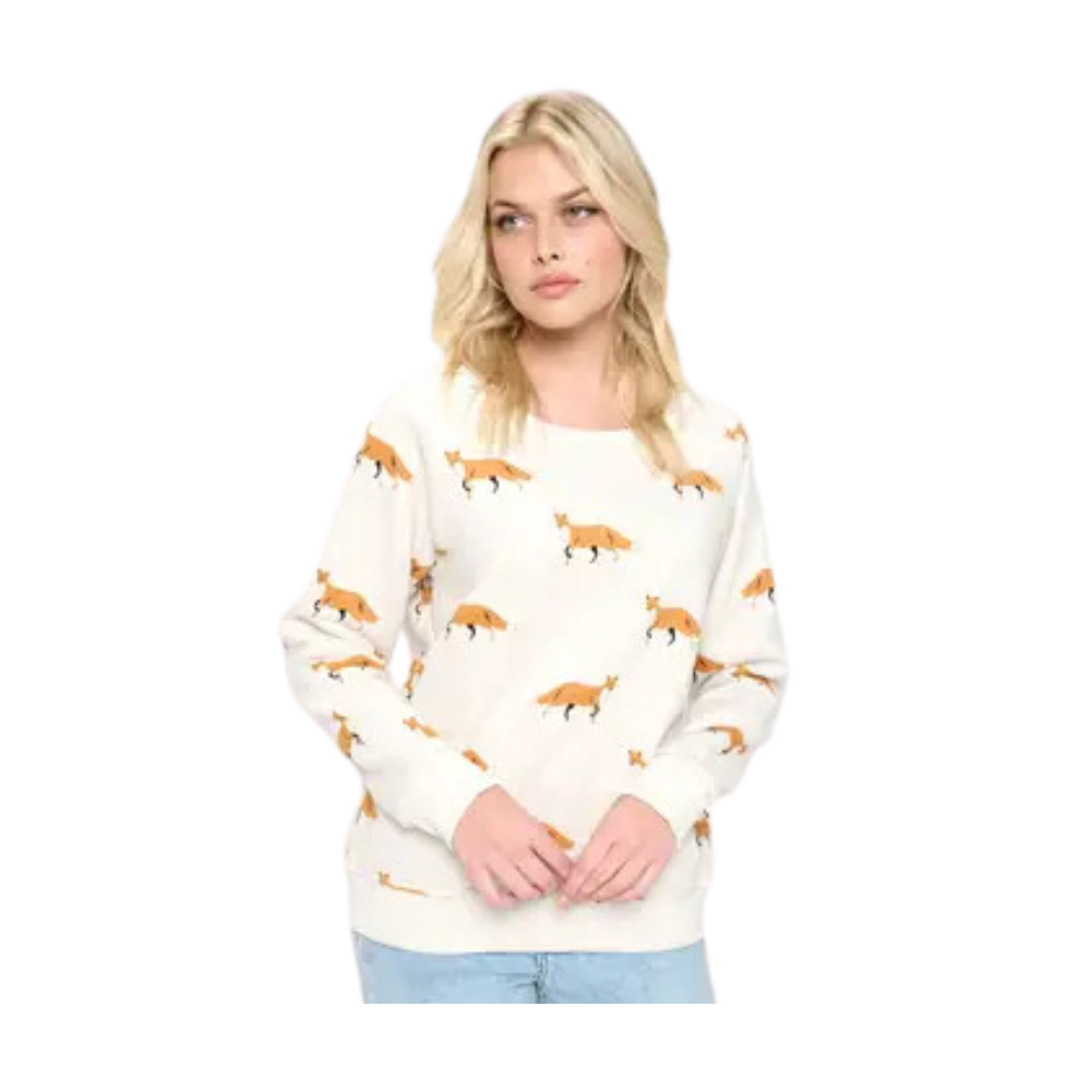 Fox All Over Print Sweatshirt