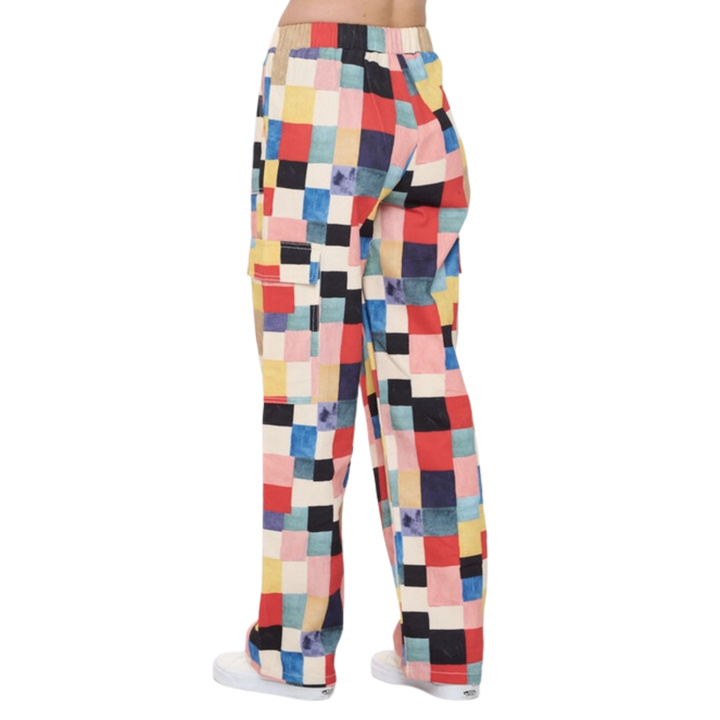 Multi Color Patch Cargo Pants