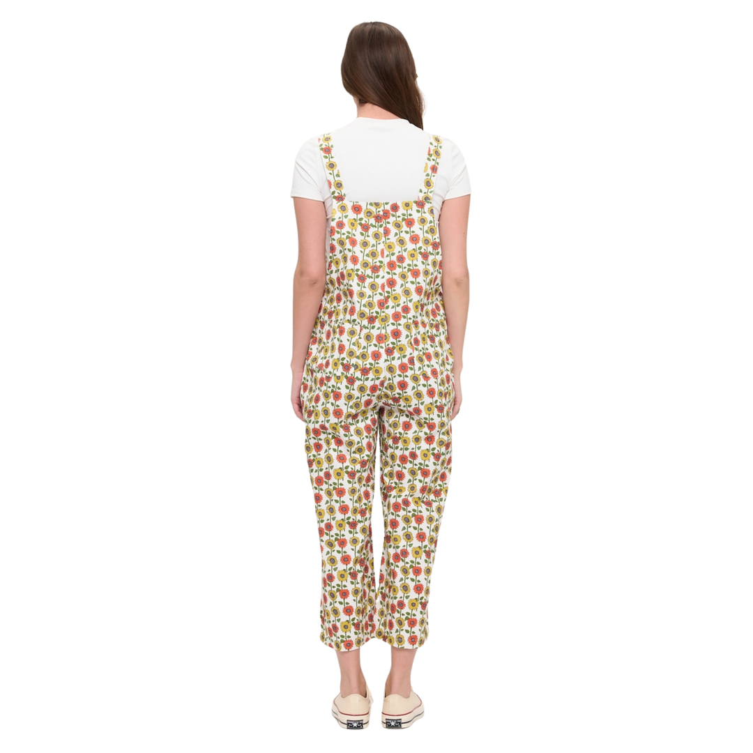 Colorful Sunflower Field Overalls