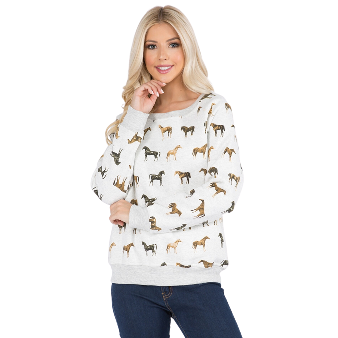 Multi Horse Sweatshirt