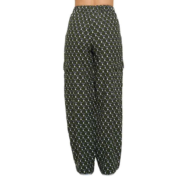 Mushroom Print Corduroy Pants