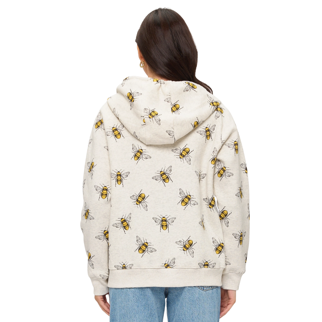 Bumble Bee Zip Up Hoodie