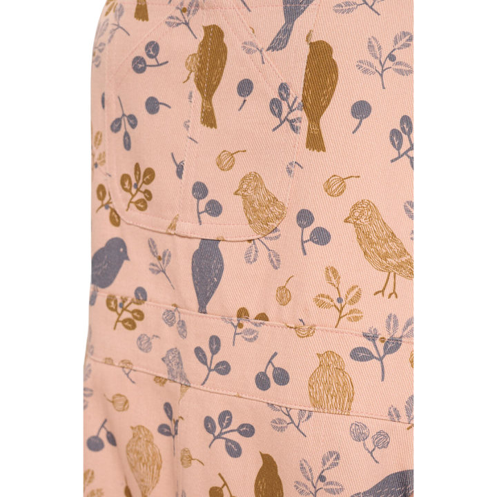 Bird Floral Print Jumpsuit
