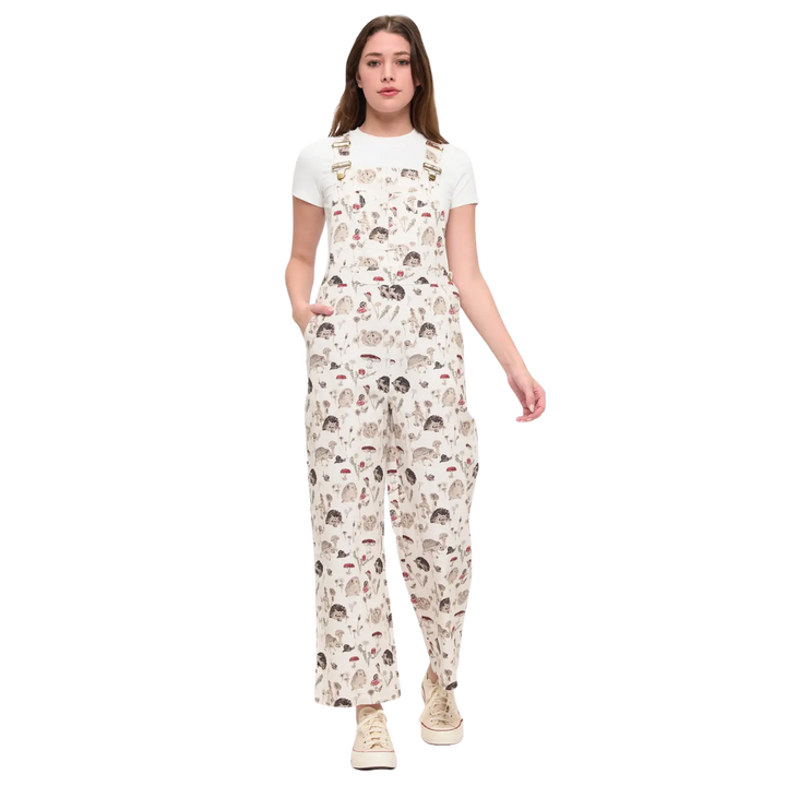 Hedgehog Mushroom Overalls