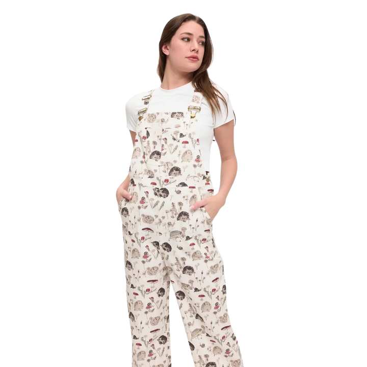 Hedgehog Mushroom Overalls