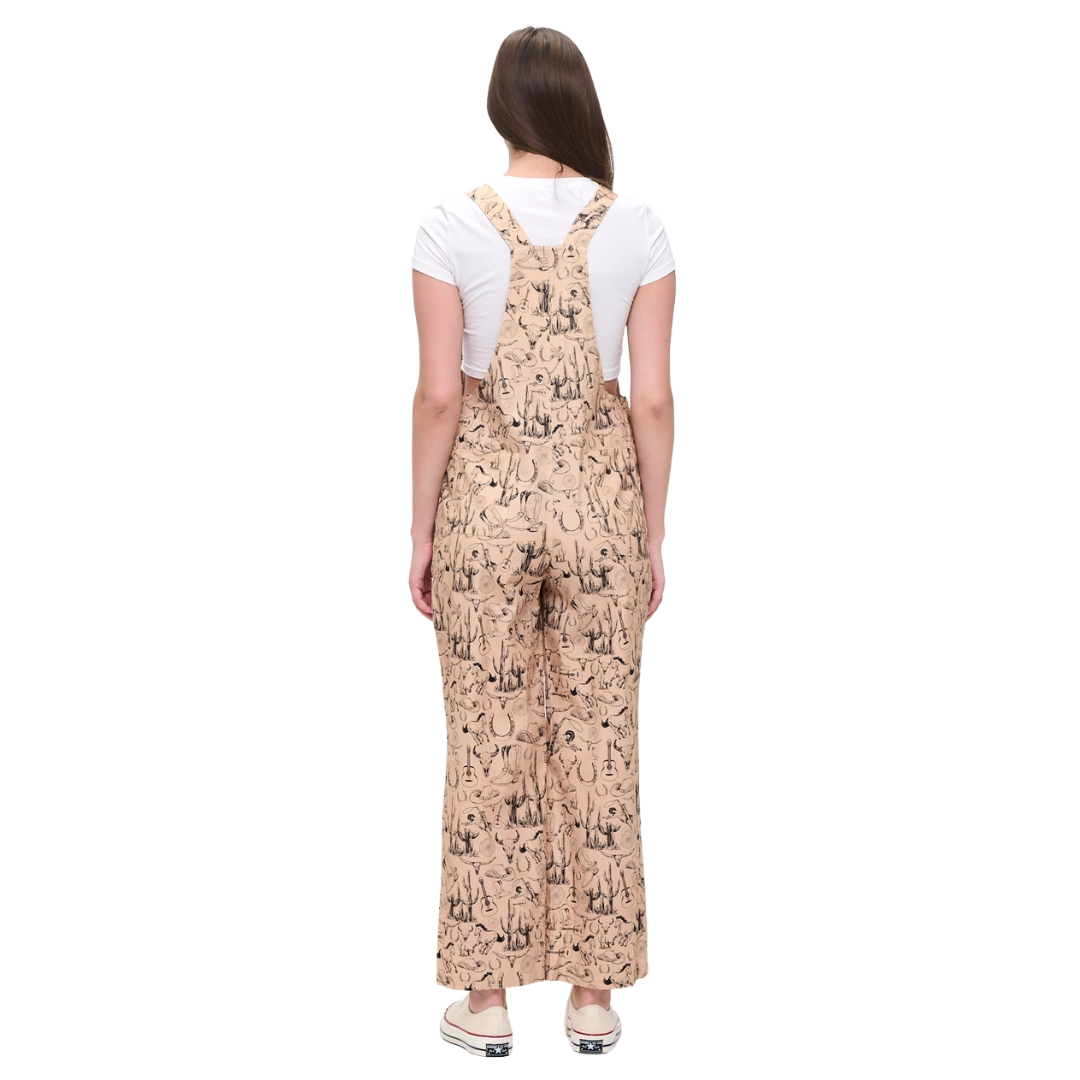 Desert Horse Print Overalls