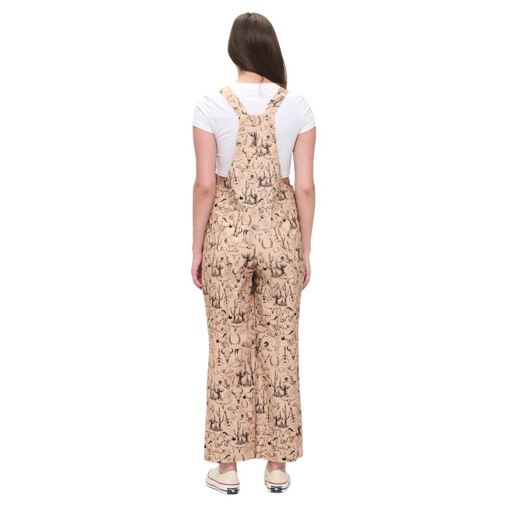 Desert Horse Print Overalls