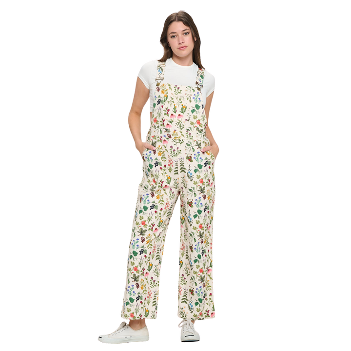 Floral Garden Overalls