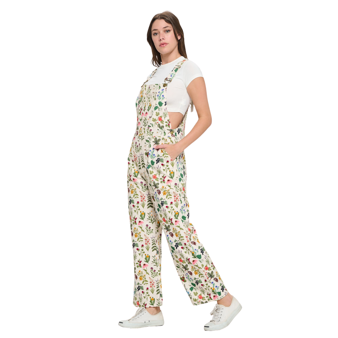 Floral Garden Overalls