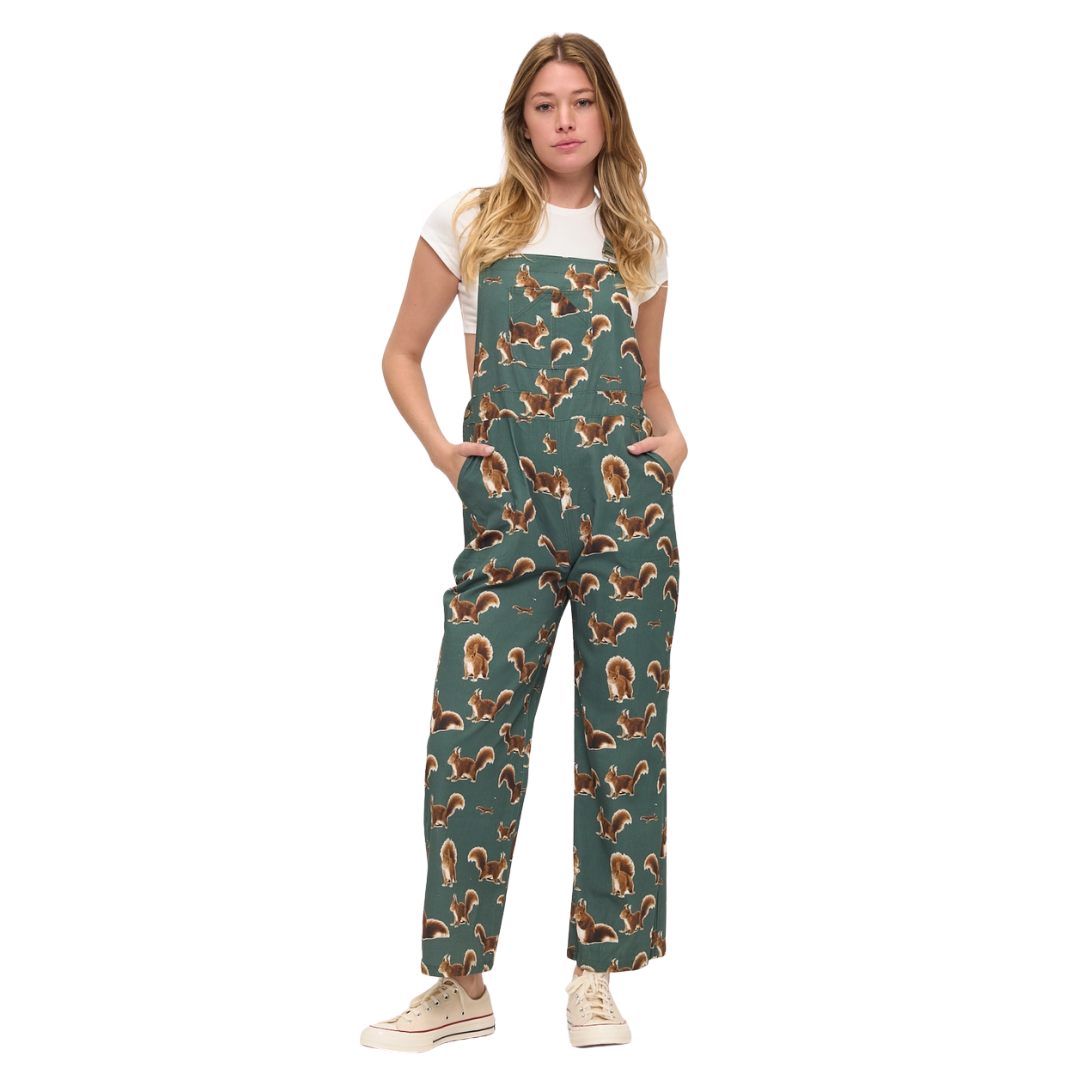 Squirrel Overalls