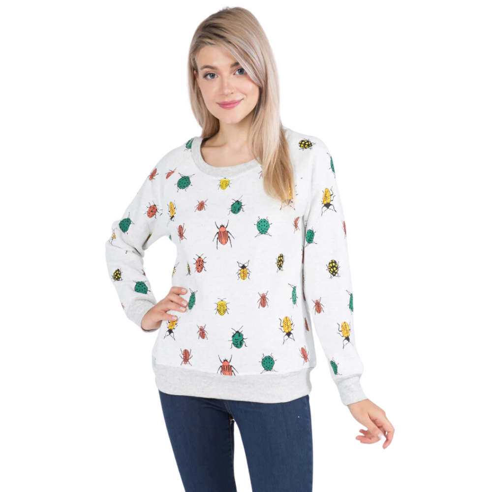 Bug Print Sweatshirt