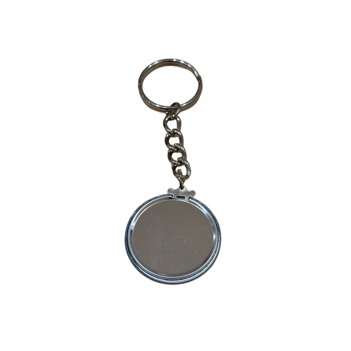Disco Ball Dance Party Mirror Keychain