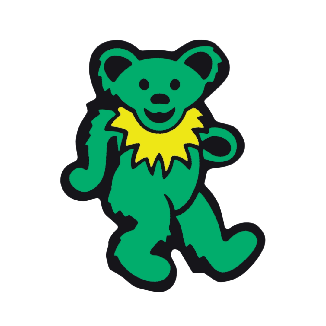 Static Cling Vintage 90s Dancing Bear Sticker