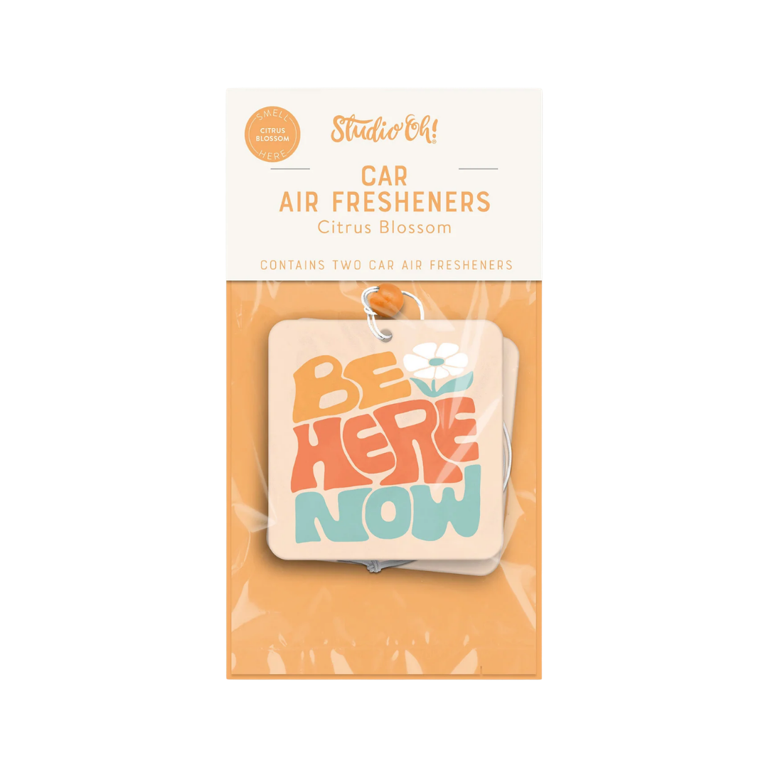 "Be Here Now" Car Air Freshener