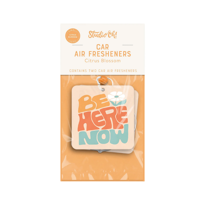 "Be Here Now" Car Air Freshener