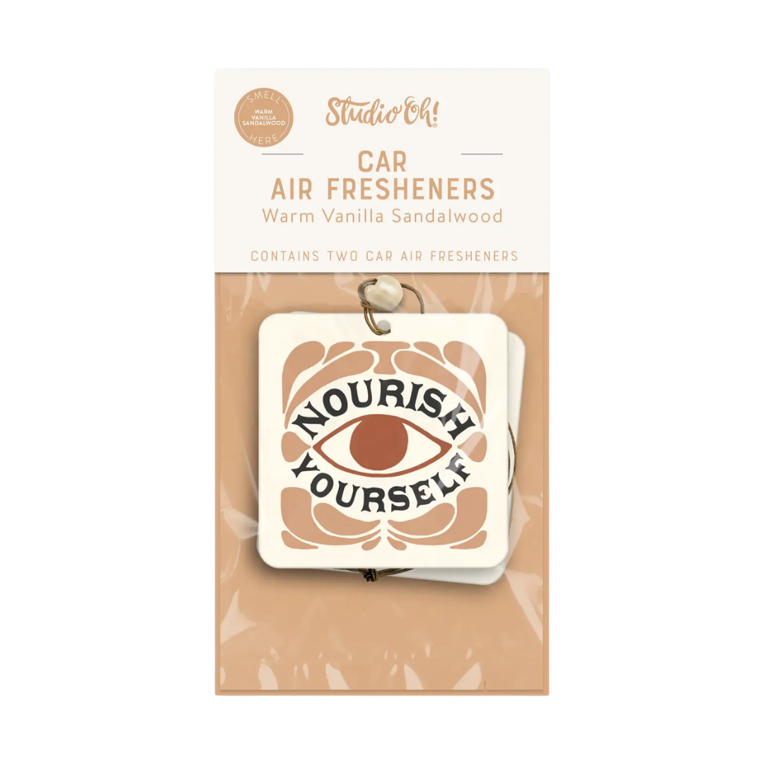 "Nourish Yourself" Car Air Freshener