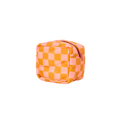 Checkered Puffy Mod Pouch