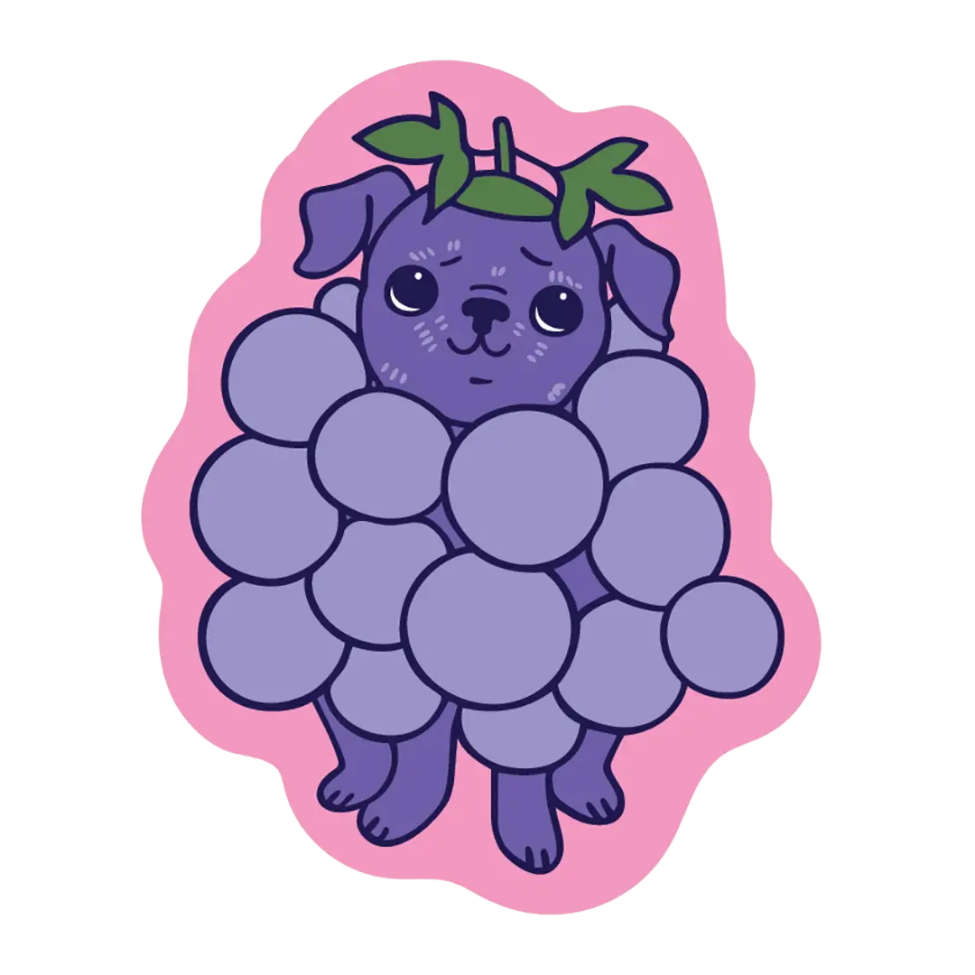 Grape Stevie Sticker