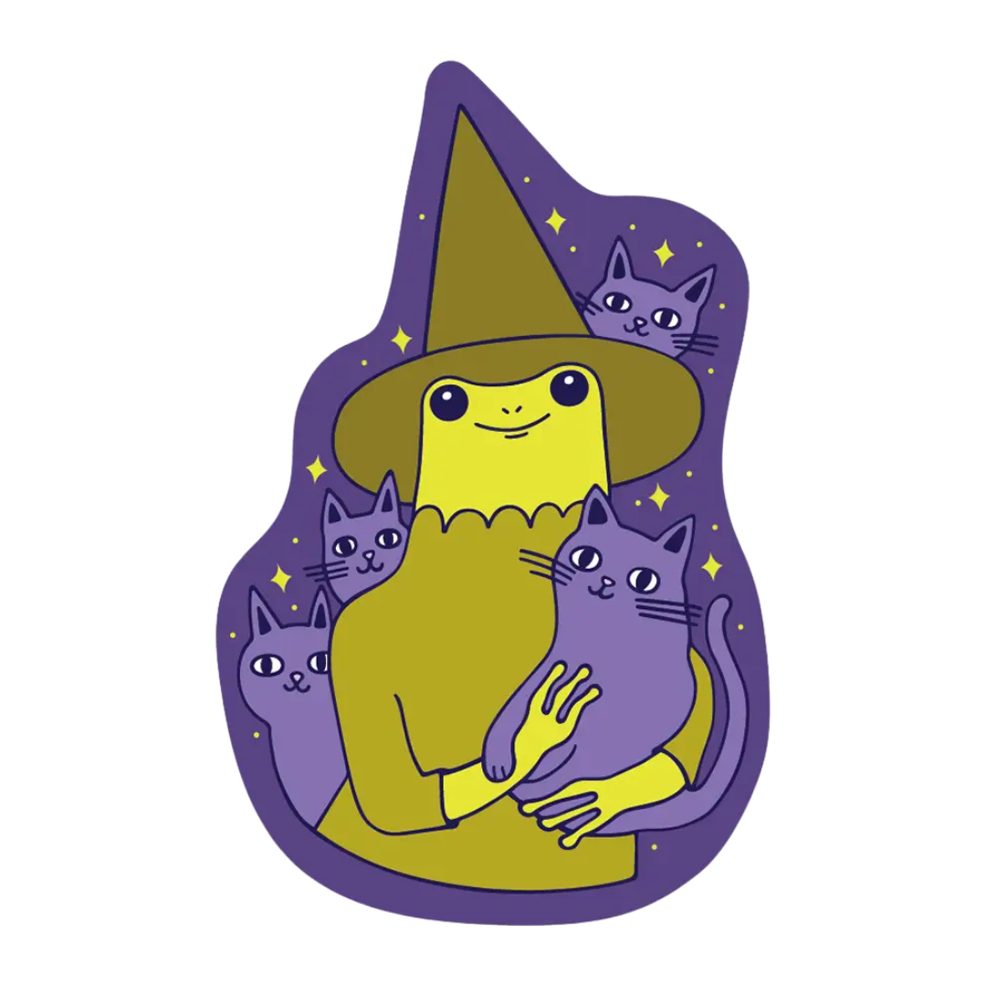 Spell Season Sticker