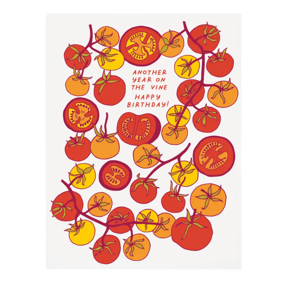 Tomato Birthday Card