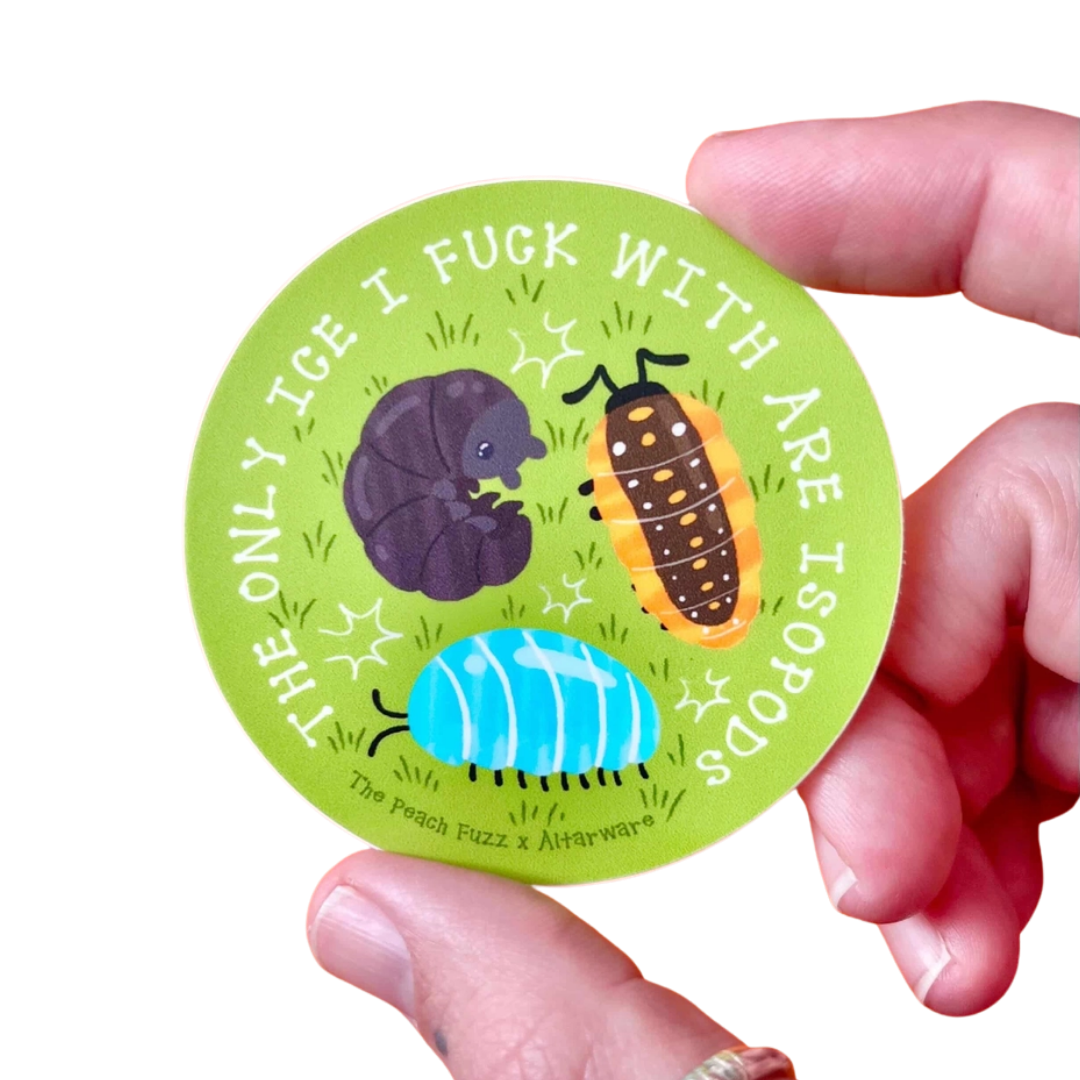 Isopods Not ICE Sticker