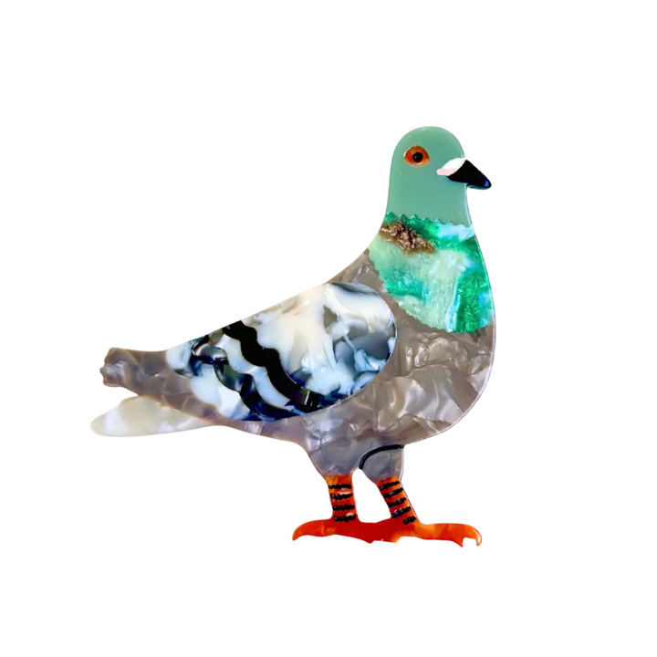 Pigeon Brooch