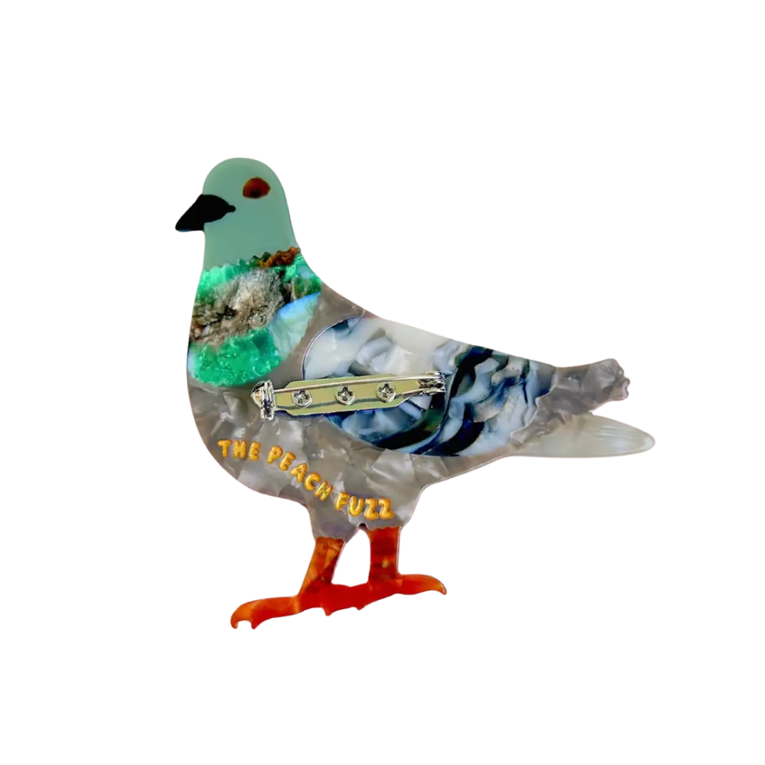 Pigeon Brooch