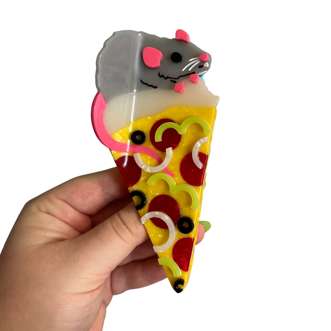 Pizza Rat Hair Claw