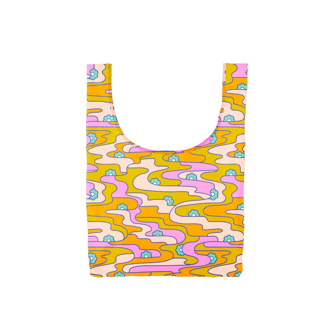 Delightful Twist & Shouts Psych Flower Tote