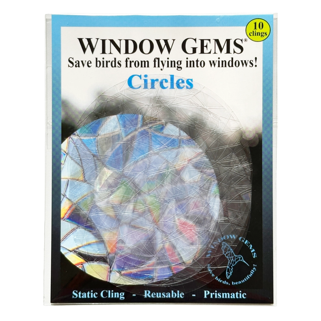Prismatic Circle Window Clings (10ct)