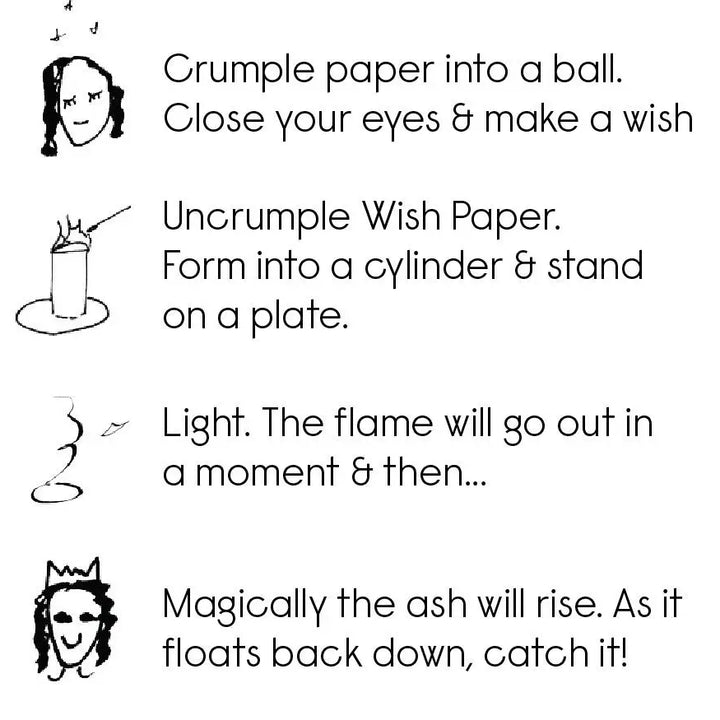 Wish Paper in Magenta - Tube of 10