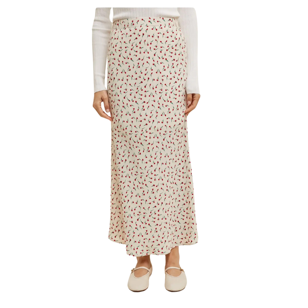 Floral Maxi Pencil Skirt