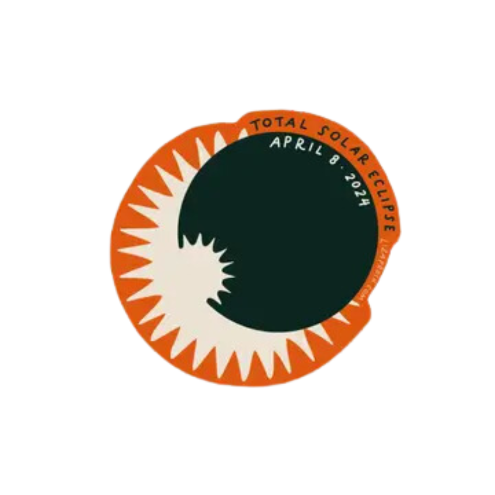 Modern Eclipse Vinyl Sticker
