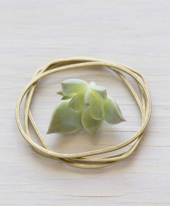 Brass Bangles, Set of 4