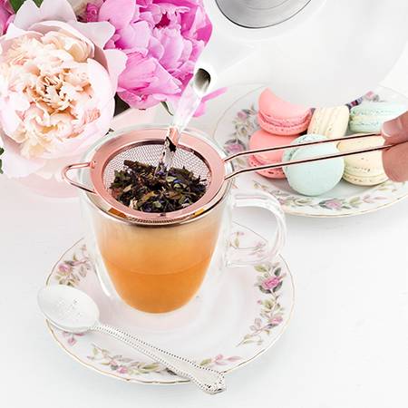 Rose Gold Tea Strainer