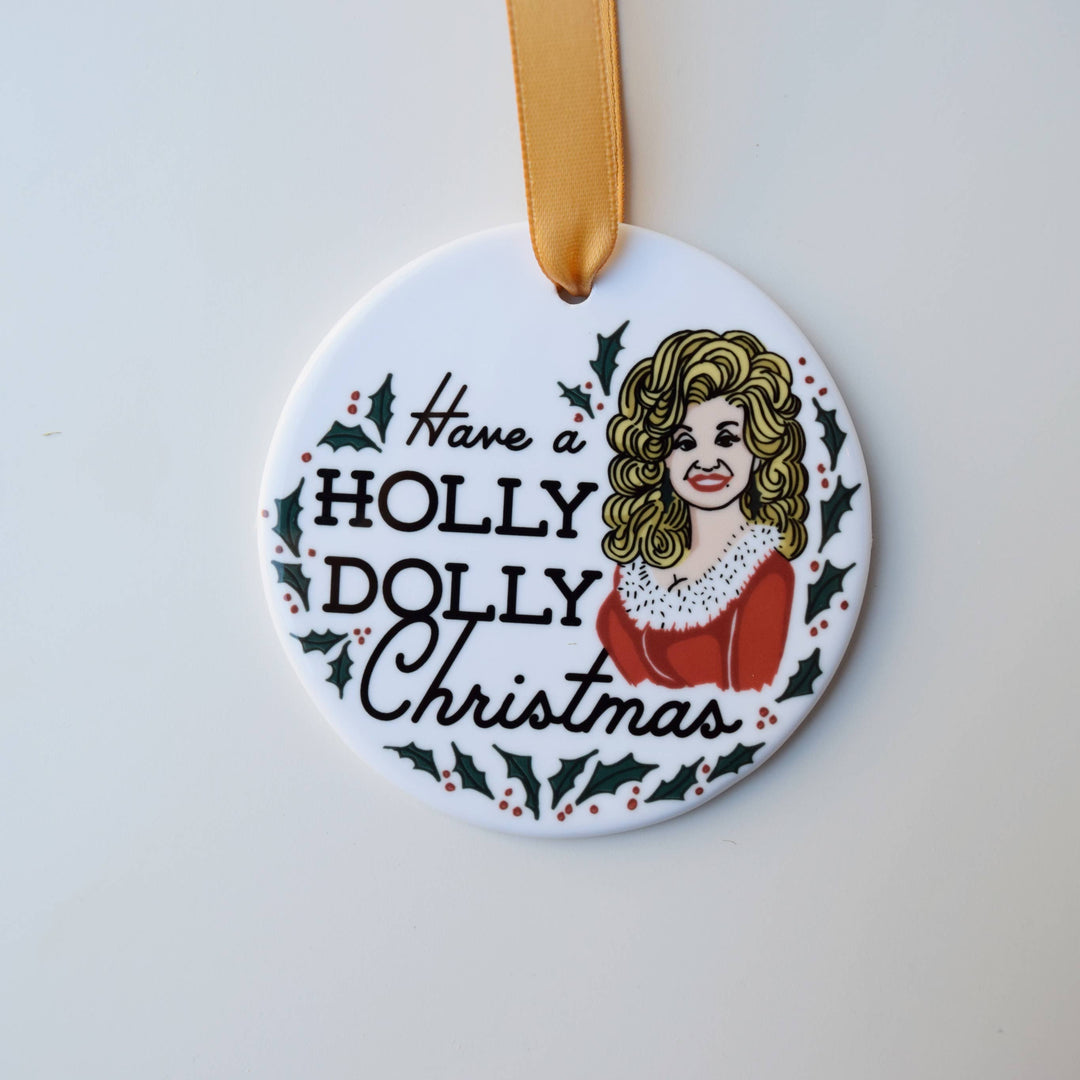 Holly Dolly Christmas Ornament