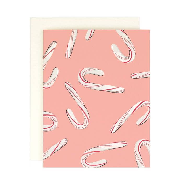 Candy Cane Greeting Card