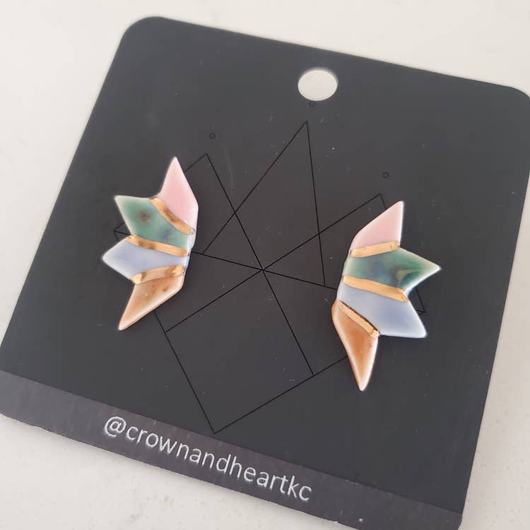 Prismatic Stud Earrings