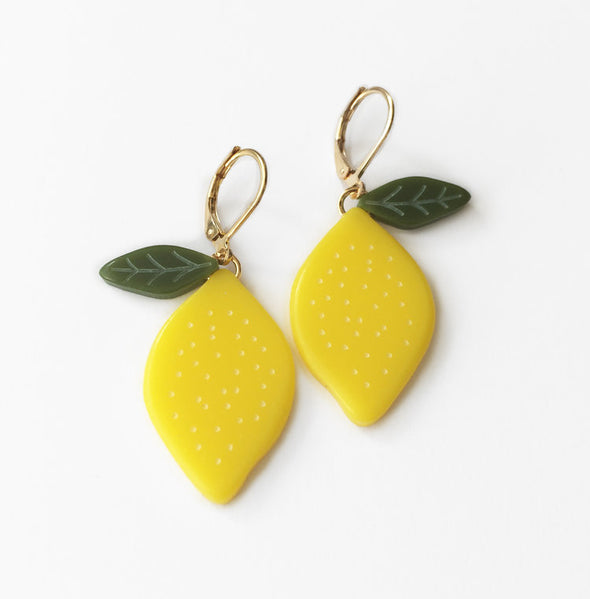 Lemon  Earrings - Small
