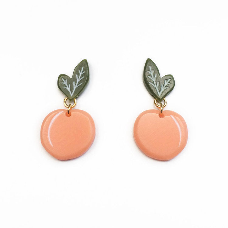 Peach Earrings - Small