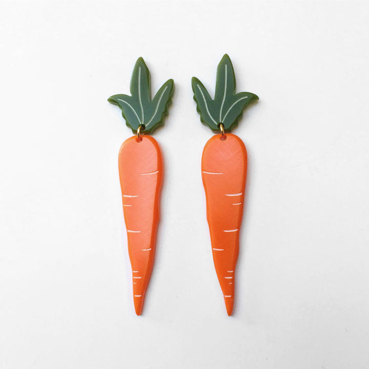 Carrot Earrings - Large